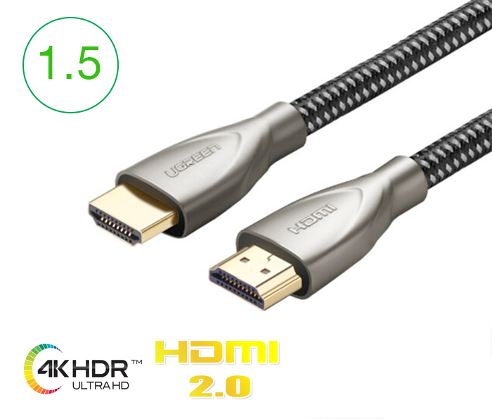 Cáp HDMI 2.0 4K 60hz mạ vàng cao cấp 1.5M Ugreen 50107