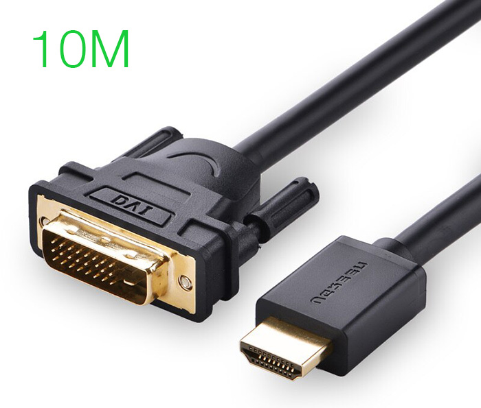 Cáp DVI-D sang HDMI 10M Ugreen 10138 chính hãng