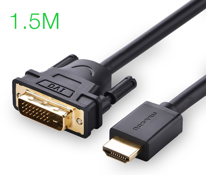 Cáp DVI-D sang HDMI 1.5M Ugreen 11150 chính hãng