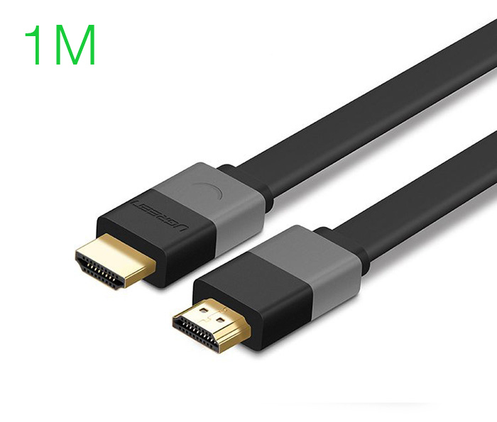 Cáp HDMI 1.4 dẹt hỗ trợ 4K FullHD Ethernet dài 1M Ugreen 30108