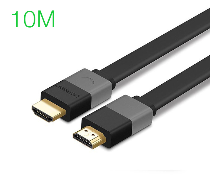 Cáp HDMI 1.4 dẹt hỗ trợ 4K FullHD Ethernet dài 10M Ugreen 30114