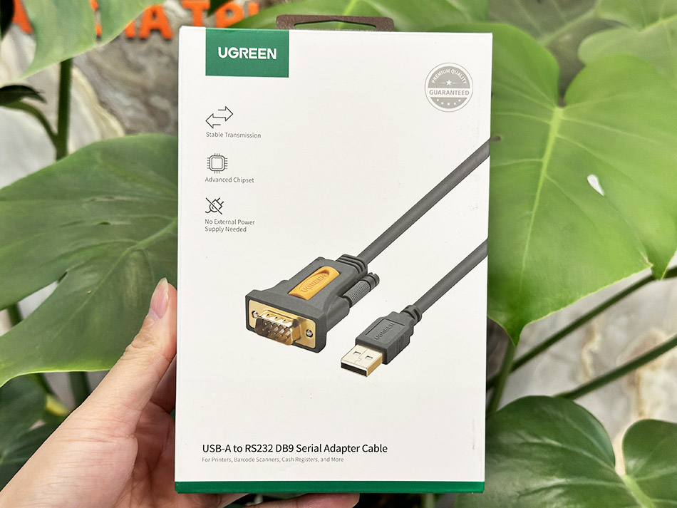 Cáp chuyển đổi USB sang RS232 Serial dài 1M Ugreen 20210