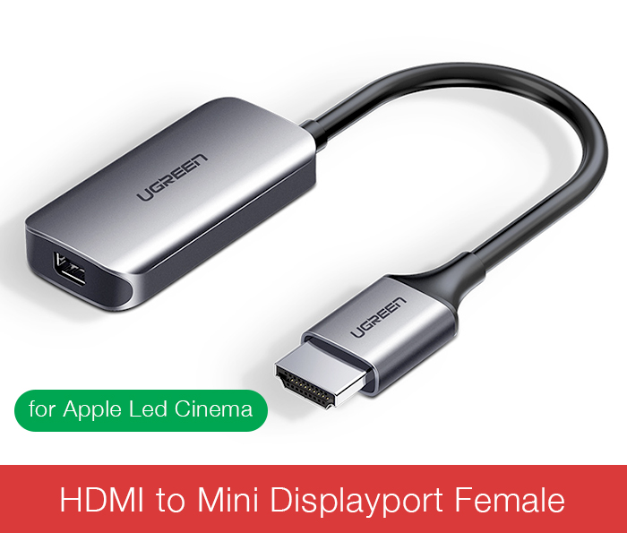 Cáp chuyển đổi HDMI sang Mini Displayport Female Ugreen