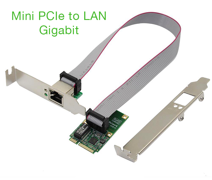 Card chuyển đổi Mini PCIe to LAN Ethernet Gigabit