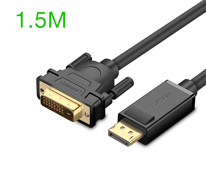 Cáp Displayport to DVI-D dài 1.5M Ugreen 10243 chính hãng