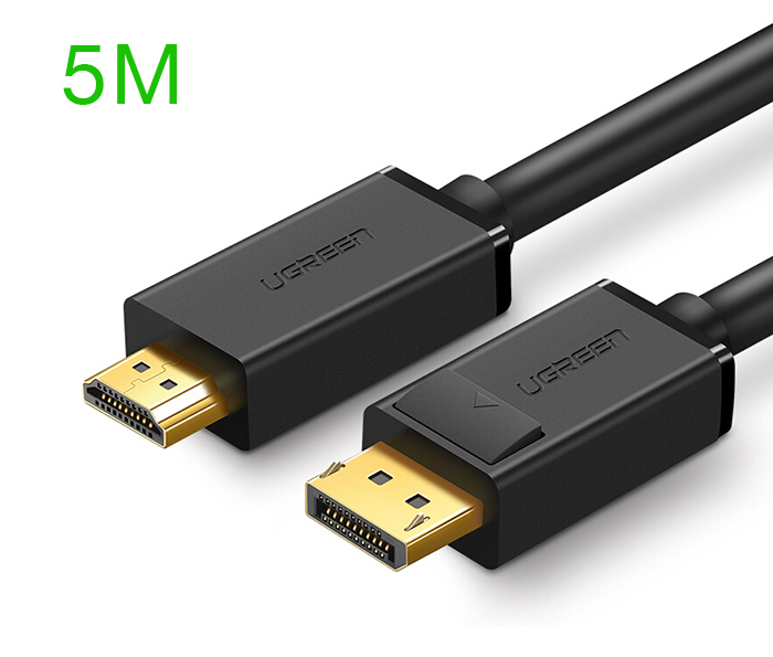 Cáp Displayport to HDMI dài 5M Ugreen 10204 chính hãng