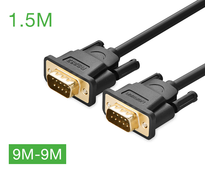 Cáp COM DB9 RS232 nối thẳng đực-đực 1.5M Ugreen 20153