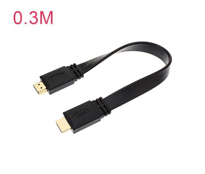 Cáp HDMI 1.4 dài 0.3M dây dẹt