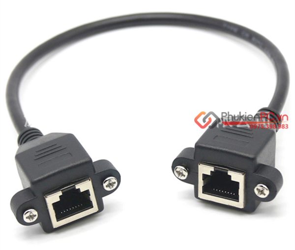Cáp mạng RJ45 Female to Female bắt vít 0.3M