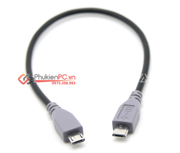 Cáp 5pin Micro USB to Micro USB hai đầu đực 0.25M