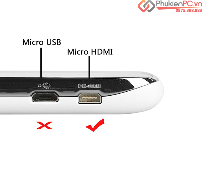Cáp nối dài Micro HDMI Male to Female 0.3M