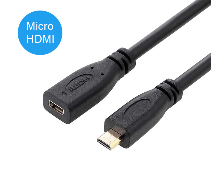 Cáp nối dài Micro HDMI Male to Female 0.3M