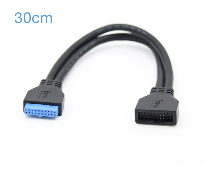 Cáp nối dài USB 3.0 20pin male to female 0.3M