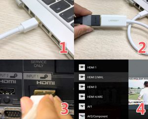 Hướng dẫn kết nối MacBook với Tivi qua cổng HDMI