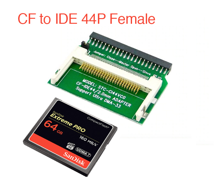 Adapter CF to IDE 44pin Female (chân cái)