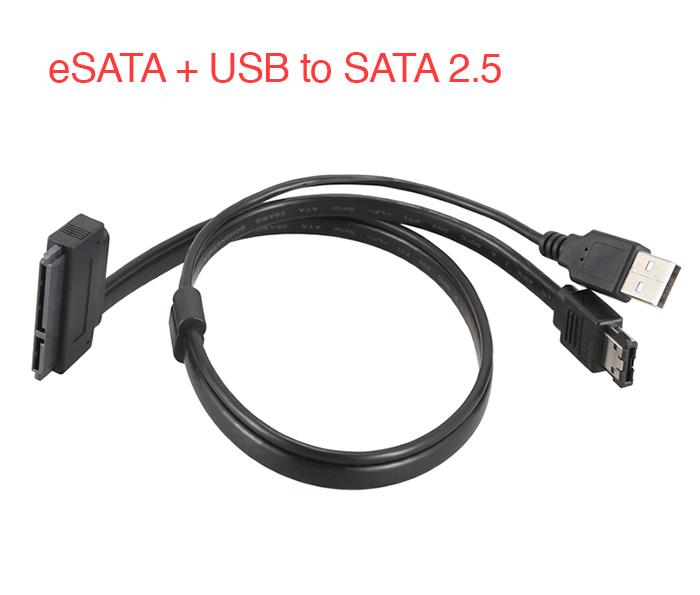 Cáp eSATA USB to SATA 2.5 HDD SSD 2.5