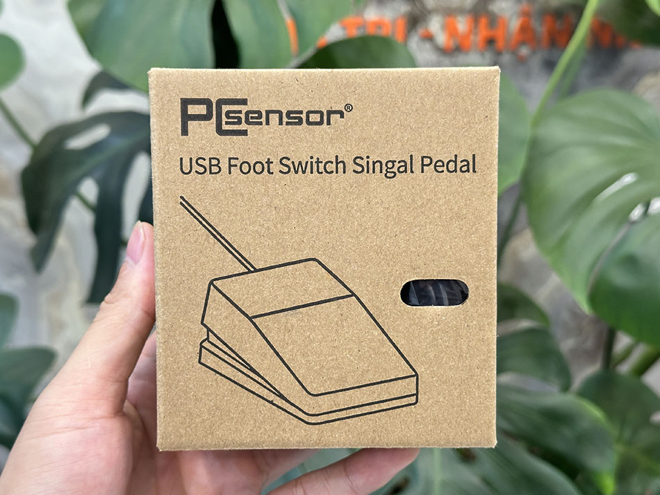 Bàn đạp điều khiển chân-usb foot switch pedal Chụp ảnh, ghi hình cho máy siêu âm, nội soi tai mũi họng