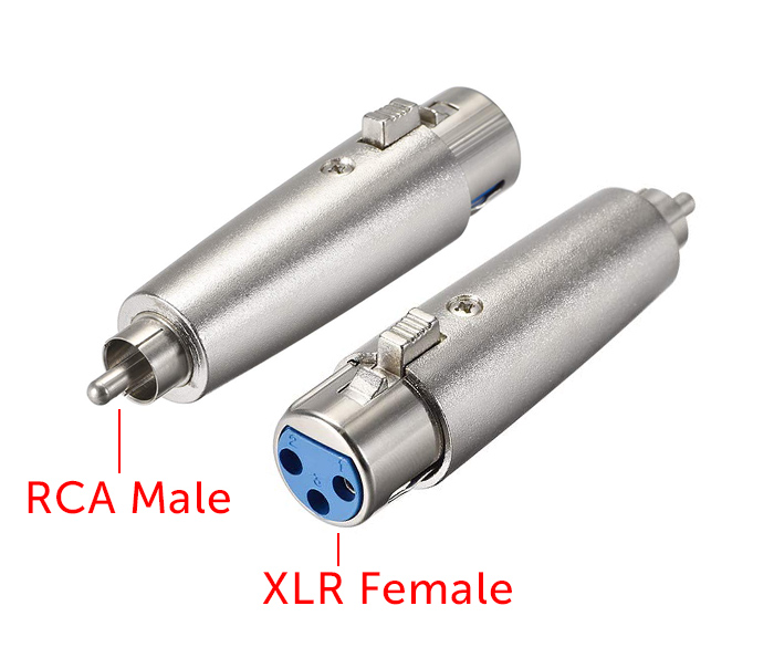 Đầu chuyển đổi Cannon XLR cái sang AV RCA đực