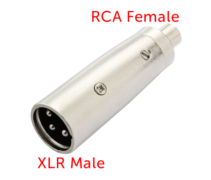 Đầu chuyển đổi Cannon XLR đực sang AV RCA cái