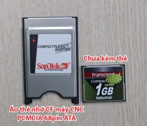 Áo thẻ, vỏ thẻ nhớ CF sang PCMCIA 68pin ATA-IDE Sandisk cho máy CNC