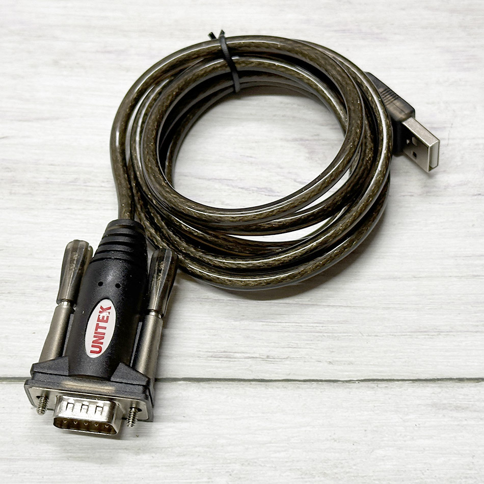 Cáp USB sang COM RS232 Unitek Y-105 dài 1.5M hỗ trợ Win XP 7 10 11