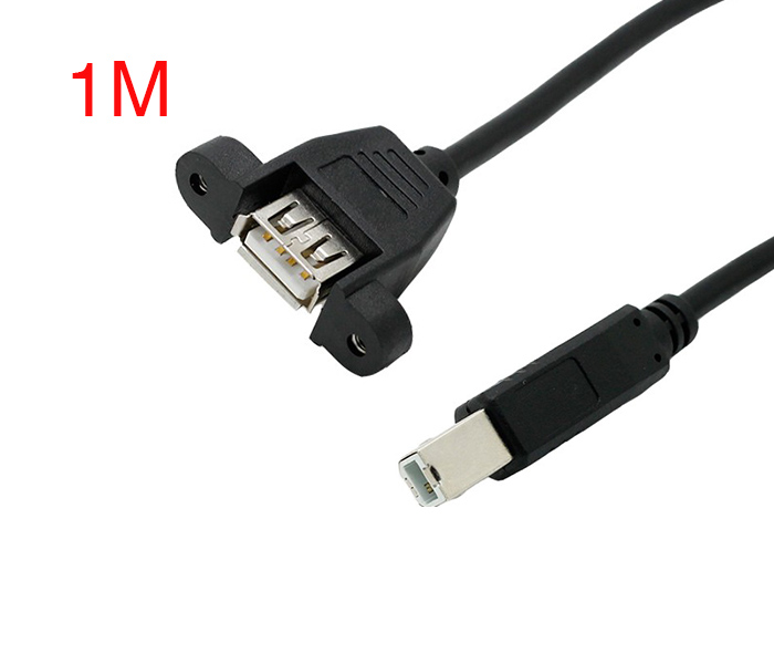 Cáp USB 2.0 Female to Type B male 1M