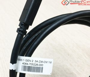 Tổng hợp dây cáp USB 3.1 Type C-C, A-C gen 2 10Gb