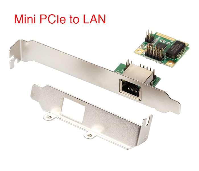 Card Mini PCIe to LAN Ethernet Gigabit 100/1000 Mbps