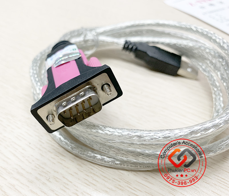 Cáp USB to RS232 FTDI chip dài 1.8M Z-Tek ZE533A
