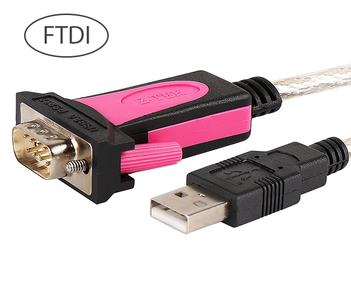 Cáp USB to RS232 FTDI chip dài 1.8M Z-Tek ZE533A/ZE533C