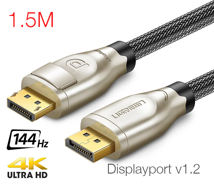 Cáp Displayport 1.2 dài 1.5M 4K 60hz Ugreen 30119