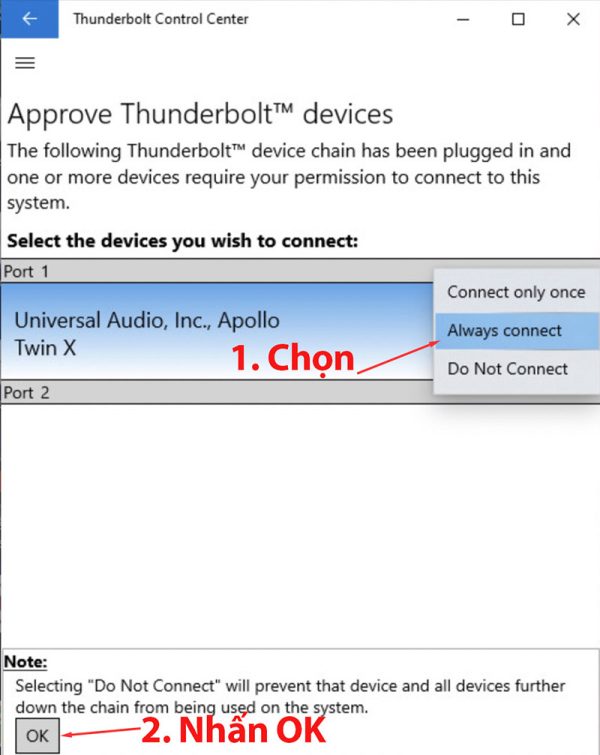 Thunderbolt control center что это