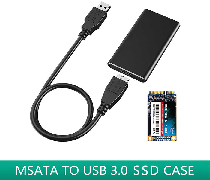 Box chuyển SSD mSATA ra USB 3.0 vỏ nhôm