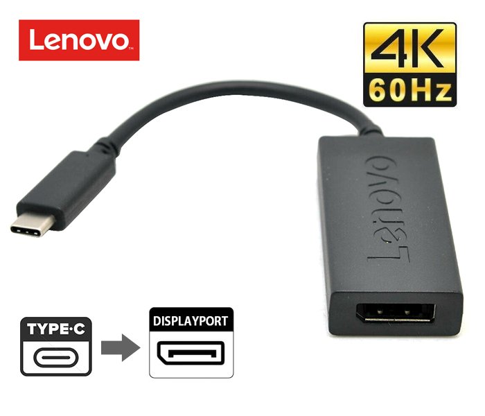 USB-C Thunderbolt 3 to Displayport 4K60hz Lenovo