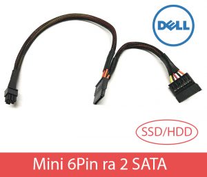 Nơi bán cáp nguồn Dell Mini 6Pin ra 2 SATA giá rẻ
