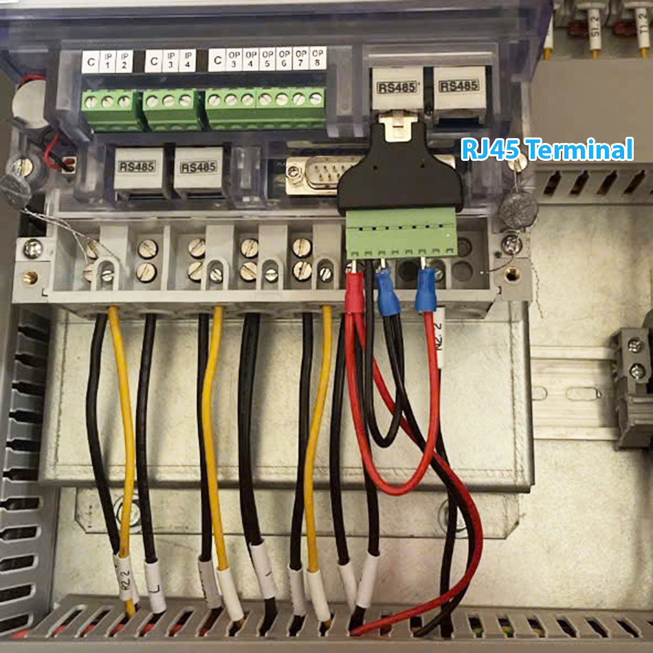 Giắc RJ45 Male to 8P8C Terminal Block vặn vít