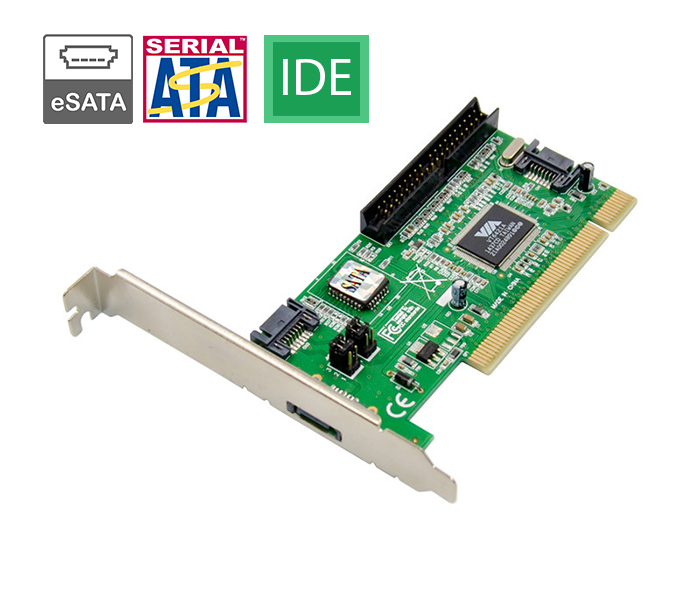 Card PCI to SATA IDE chipset VT6421