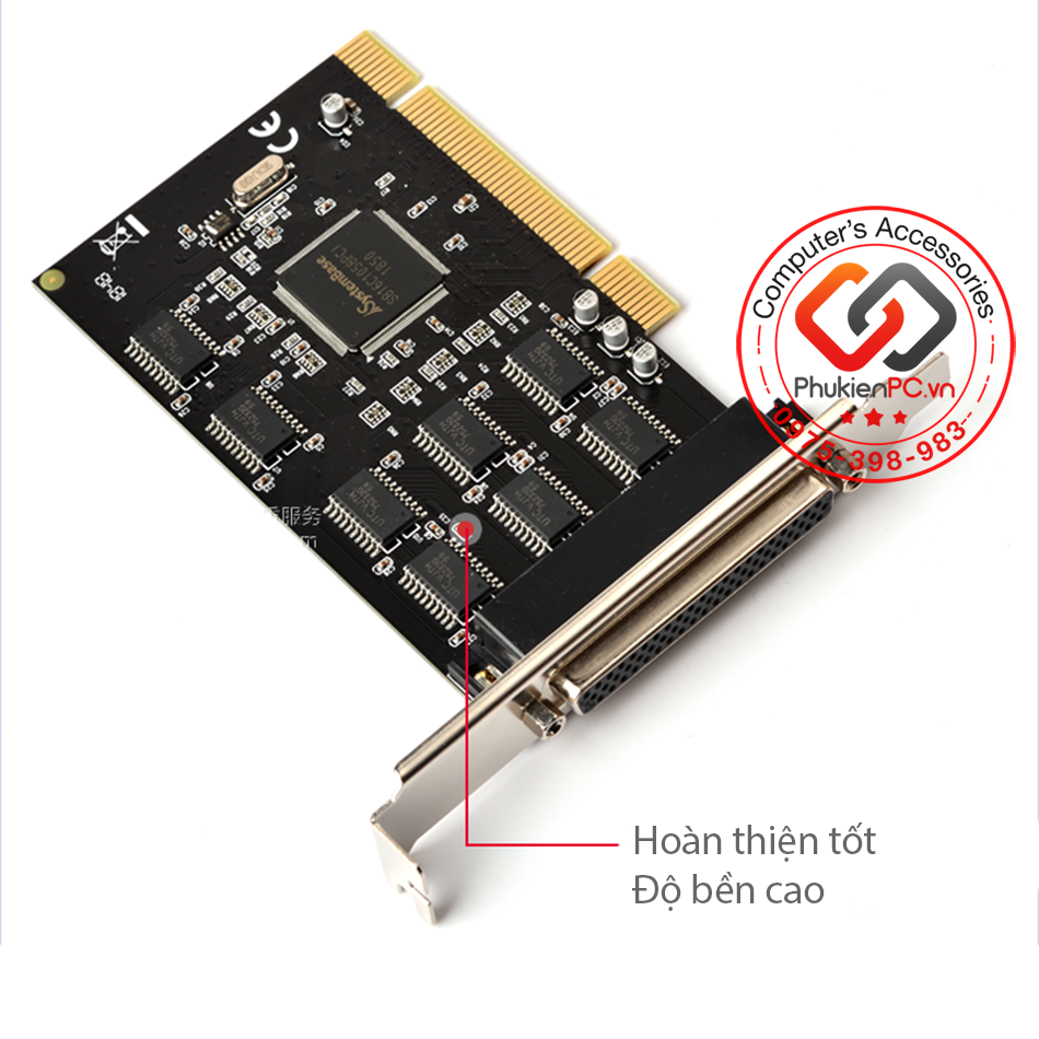 Card PCI to 8 RS232, COM hỗ trợ Win 7, 10, Server