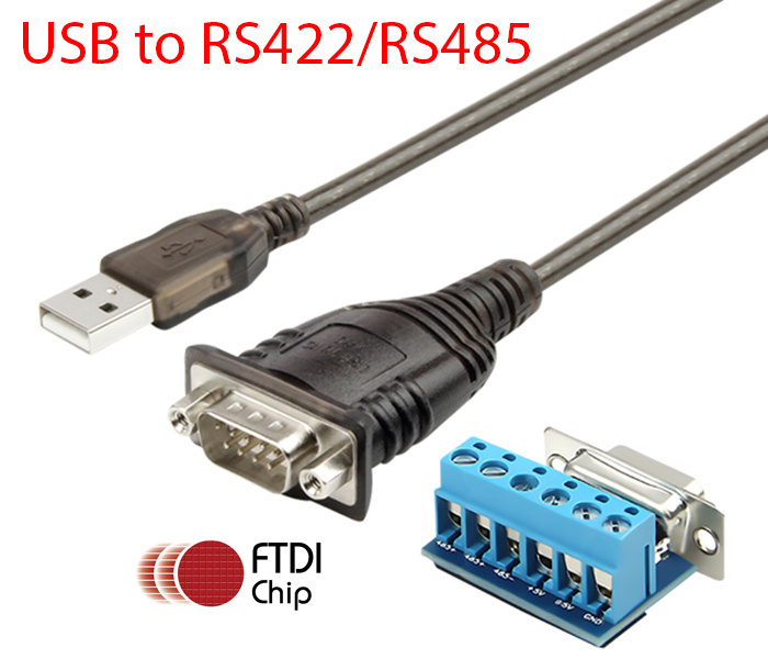 Cáp USB to RS422 RS485 Unitek Y-1082 chip FT232