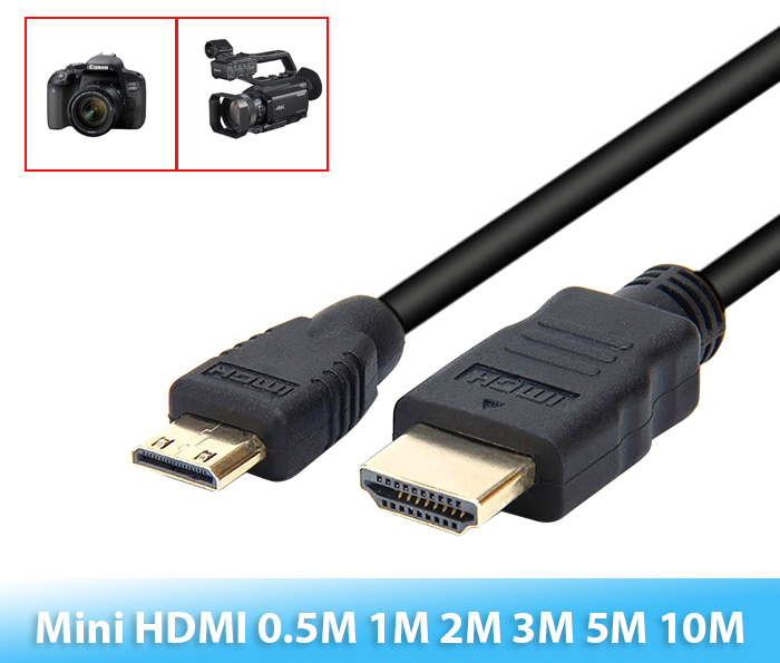 Dây cáp Mini HDMI to HDMI 0.5M 1M 2M 3M 5M 10M