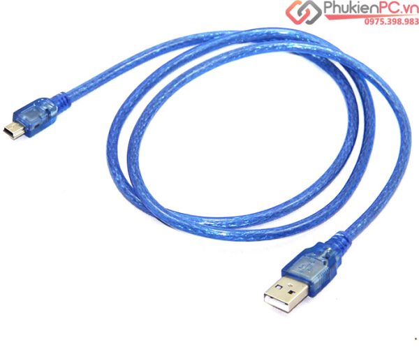 Dây cáp USB 2.0 Type A Male to Mini USB 5Pin Male 5M