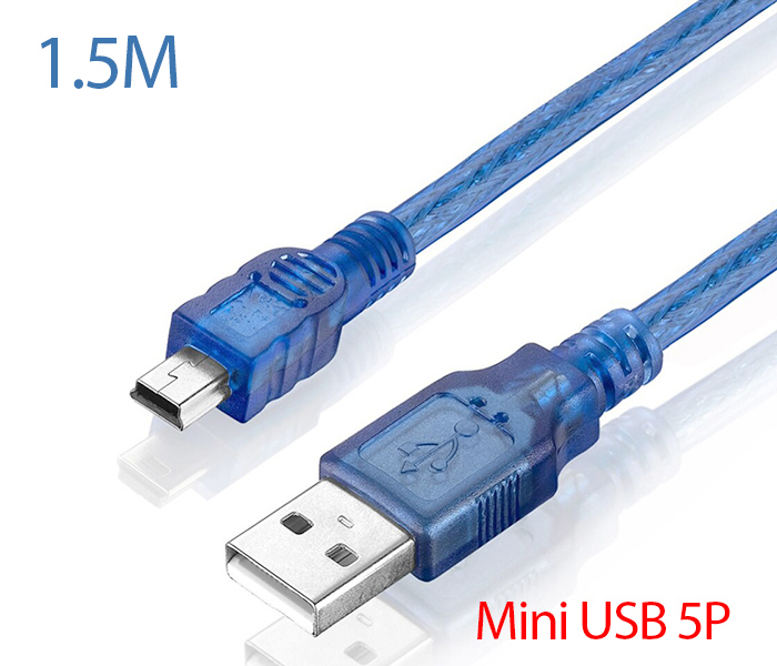 Dây cáp USB 2.0 Type A Male to Mini USB 5Pin Male 1.5M