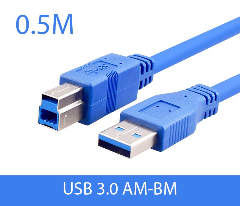 Cáp USB 3.0 AM-BM Type B dài 0.5M
