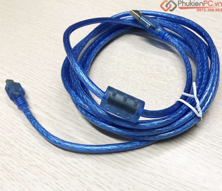 Dây cáp USB 2.0 Type A Male to Mini USB 5Pin Male 5M