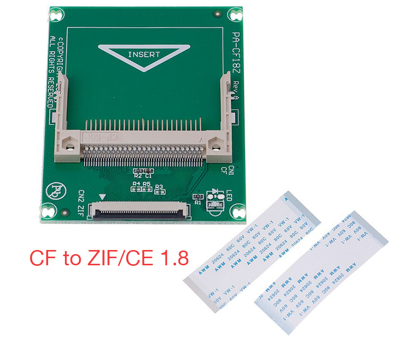 Adapter thẻ nhớ CF sang ZIF/CE 1.8