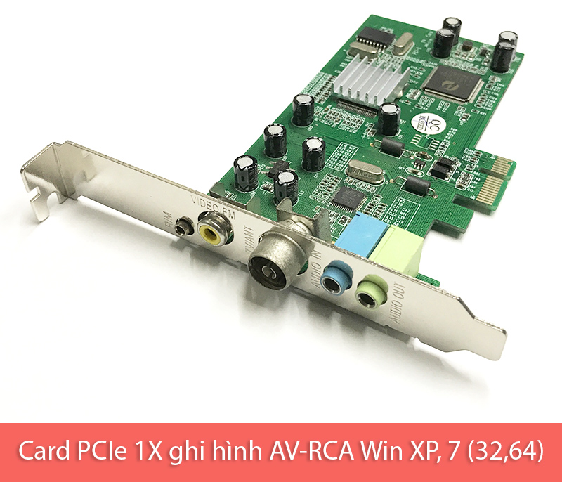 Card PCI-e Capture AV RCA siêu âm, nội soi Win XP, 7