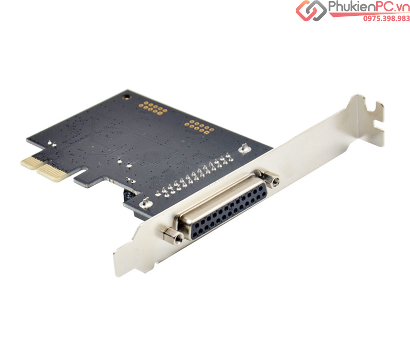 Card PCI-E 1X to LPT DB25 Chip MCS 9901