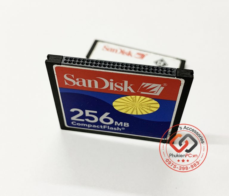 Nơi bán thẻ nhớ chính hãng Sandisk CompactFlash 256MB CF memory Card ...
