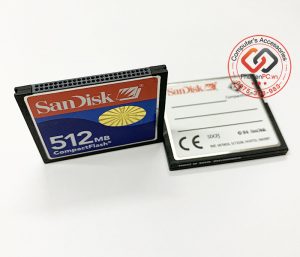 Thẻ nhớ CF Sandisk chính hãng 512MB CompactFlash Memory card cho máy CNC