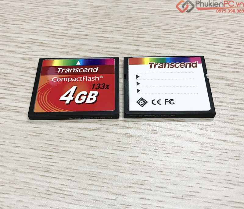 Scheda Di Memoria Compact Flash 4GB 133x - Per Fotocamere Digitali E DSLR - Alta Velocità Di Trasferimento - Foto 2